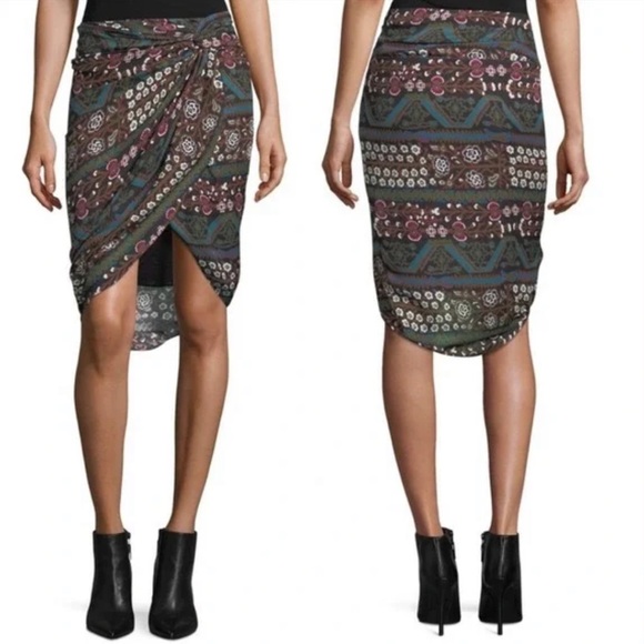 Veronica Beard Dresses & Skirts - Veronica Beard Nash Twist Front Skirt silk